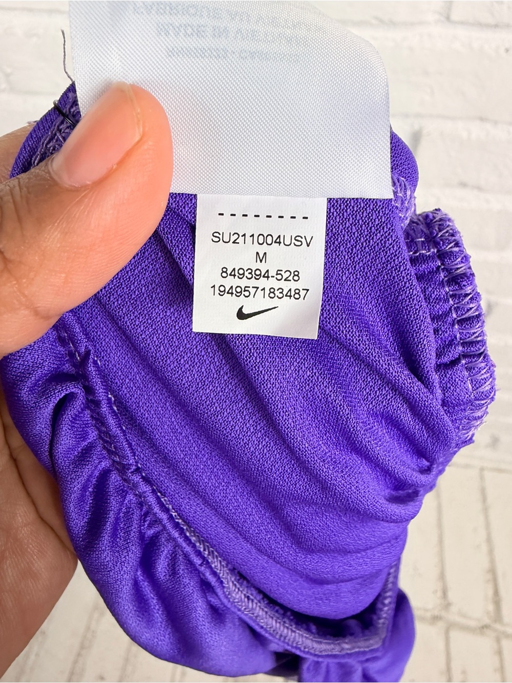 Nike Dri-FIT Purple Running Shorts Medium Athletic Lined Activewear NWT - Picture 7 of 8